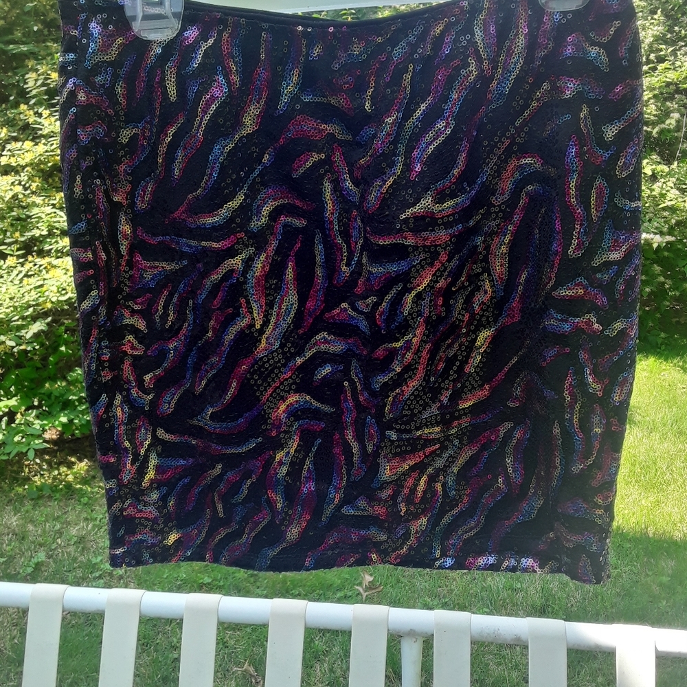 Charlotte Russo Sequin Mini Skirt